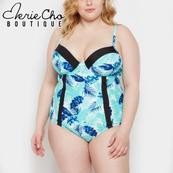PLUS SIZE traje de baño de una sola pieza